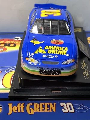2001 Jeff Green #30 • America Online / Luney Tunes + Figura Pato Lucas - 1:24 Foto 1 de 4