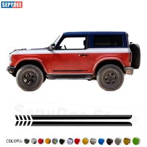 First Edition Door Side Stripes Sticker Decal For Ford Bronco 2-door 2021-2025 - Picture 1 of 20