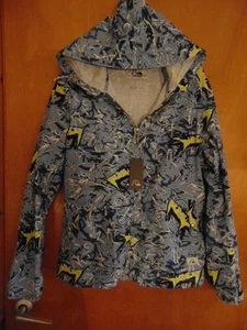 Giacca Quiksilver 100% Cotone Manica A L Cerniera Chiusura Cappuccio S Mix Blu Nuova con etichette - Foto 1 di 3