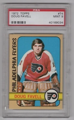 DOUG FAVELL 1972-73 TOPPS 72-73  NO 74 PSA 9    92875 - Image 1 of 2