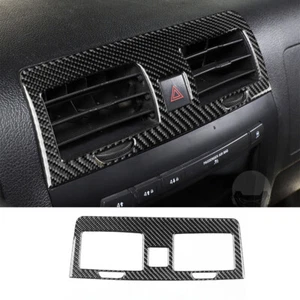 Soft Carbon Fiber Center Side Air Vent Outlet Panel Trim For Hummer H3 2006-2010 - Picture 1 of 19