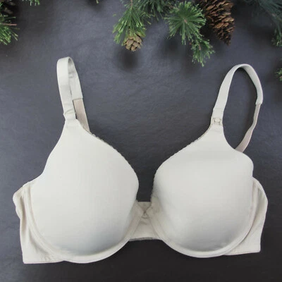 Motherhood Bra 36C Beige Padded Underwire Adjustable Clasp Back - Image 1 of 4