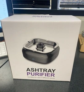 Smokeless Ashtray Air Purifier 360 Degree Surround Smoke Remover - Picture 1 of 4