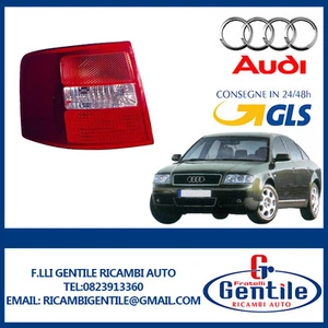 Audi A6 2001 - 2004 Rear Left White-Red Taillight Assembly - Picture 1 of 1