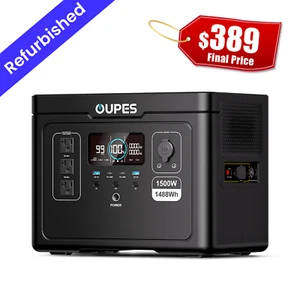 OUPES Exodus 1500 Portable Power Station 1500W/1488Wh Solar Generator Outdoor - Picture 1 of 9
