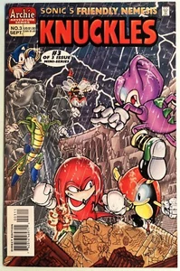 Sonic The Hedgehog Comic Book KNUCKLES Mini Series #3 1st Ed Bagged & Boarded NM - Picture 1 of 3