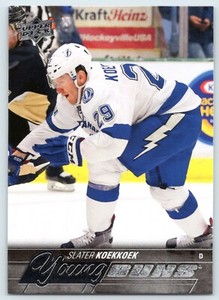 SLATER KOEKKOEK RC YOUNG GUNS 2015-16 UPPER DECK 15-16 NO 224        34890
