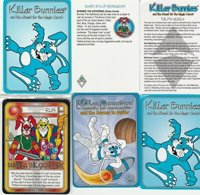 Killer Bunnies Card Game Table Top Promos Lot of 6 - Image 1 of 2