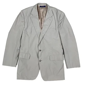 VTG Brooks Brothers Tan Sports Coat Blazer Jacket Size 40 R - Made in the USA - Picture 1 of 6