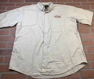 Browning Button Up Tan Shirt Mens Size XL  Boy Scouts Las Vegas Sporting Clays - Picture 1 of 14