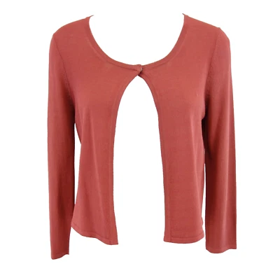 Strickjacke PESERICO Rot Damen Cardigan Strick Jacke Bolero Elegant DE 38 M Neu - Bild 1 von 4