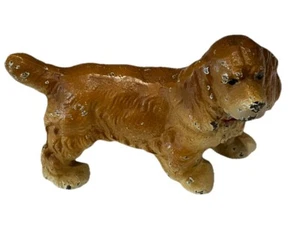 Vintage Antique Hubley Cast Iron Springer Cocker Spaniel Paperweight Figure - Picture 1 of 6