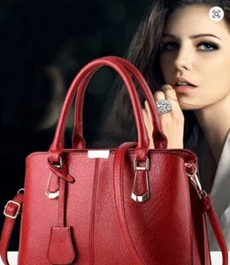 Mujeres Moda Carteras y Bolsos de Mano Bolsos de Hombro Mango Superior Cartera Mujeres - Imagen 1 de 11
