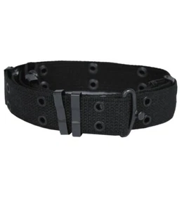 US BDU Lochkoppel Vintage Lochgürtel Hosen Koppel 3 cm schwarz - Bild 1 von 1