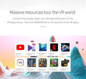 Auriculares de realidad virtual BOBOVR Z6 110°FOV plegables nuevos caja abierta - Imagen 1 de 8