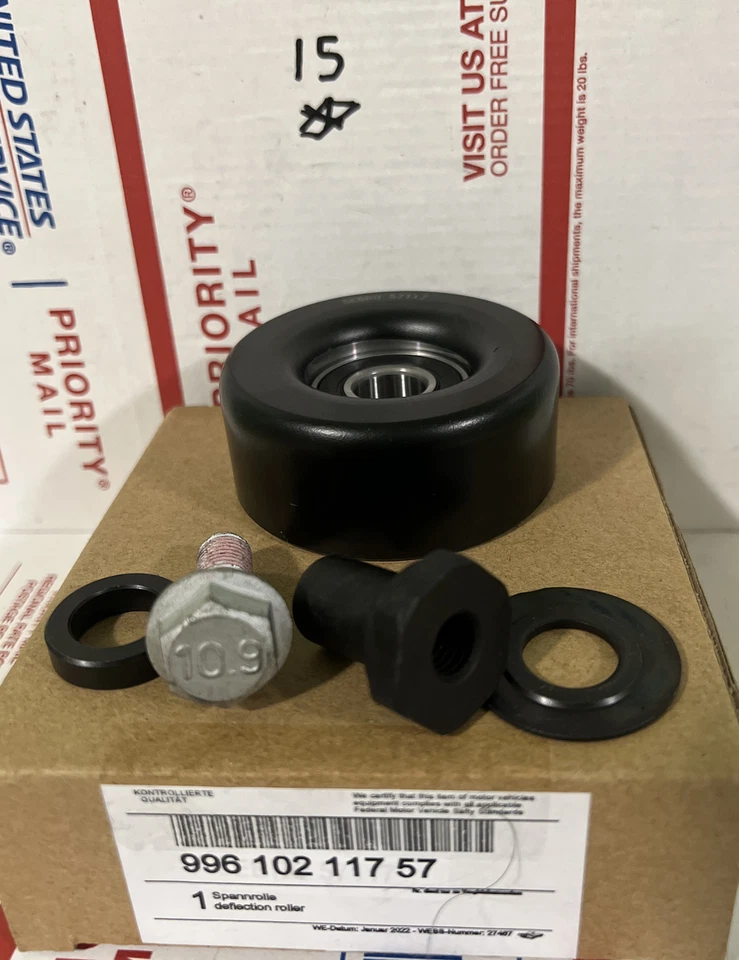 PORSCHE 911 BOXSTER CAYMAN Trans Auto Accessory Belt Tensioner Idler 99610211757 - Image 1 of 1