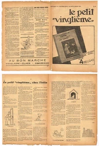 PETIT VINGTIèME/XXème 1931 n° 31 ANNONCE ALBUM TINTIN CONGO BE - Imagen 1 de 1