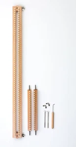 Knitting Board 28" Knitting Board Loom Adjustable 168 pegs 100% Hard Wood - Picture 1 of 14