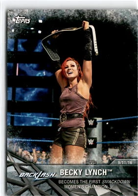 2017 Topps WWE Women's Division #WWE-5 Becky Lynch WWE Matches and Moments - Image 1 of 2