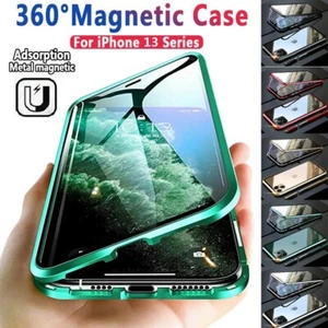 360 Grad Magnet Full Cover Hülle Für iPhone 13/Pro Max Schutzhülle Handy Hülle - Bild 1 von 18
