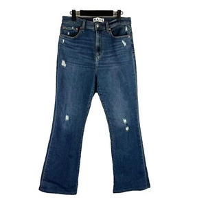Daze Denim Dark Wash Distressed Boot Cut Jeans 30 x 30 (Short) - Picture 1 of 8