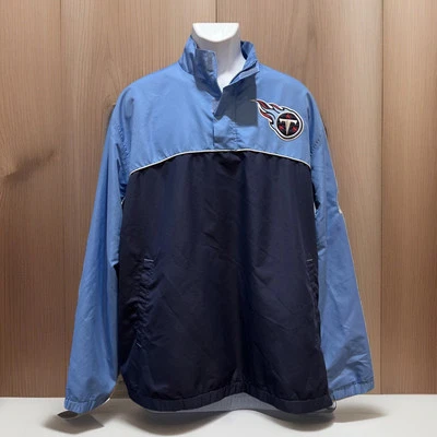 G-3 Tennessee Titans Nfl Team 1/4 Zip Pull Over Wind Breaker Side Zip Size XL - Image 1 of 4