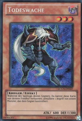 YuGiOh Todeswache LCGX-DE027 Secret Rare Excellent 1st - Bild 1 von 2