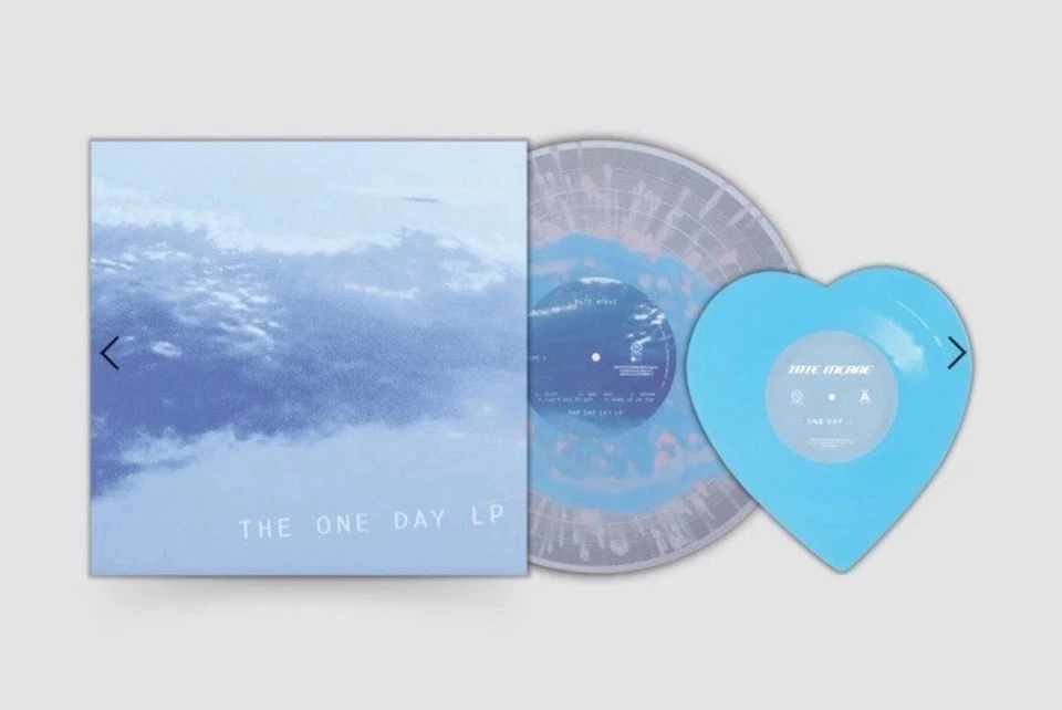 Tate McRae One Day Vinyl LP + Baby Blue Heart 10” VV Exclusive /1000 IN HAND - Image 1 of 1