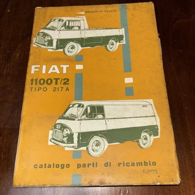 Fiat 110t/2 Tipo 217a Manuale Ricambi 1963 - Immagine 1 di 4