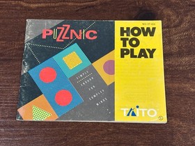 Puzznic Nintendo NES Instruction Manual Only
