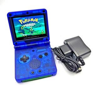 Gameboy Advance SP AGS 101 IPS V5 LCD Bildschirm  Nintendo Clear Blue NEU - Bild 1 von 8