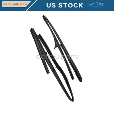 Cauchos de vidrio para puerta izquierda para Nissan Frontier 1998-2005 803312S400 803302S400 Foto 1 de 4