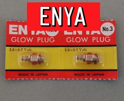6A12 - ENYA - Candele NUOVE - Glow n° 3 per motori a 4 tempi - Bild 1 von 4