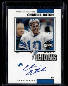 2001 Upper Deck Vintage Signatures Auto Charlie Batch #CBVS - Picture 1 of 2