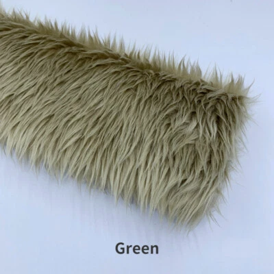 3CM Long Hair Faux Fur Fabric Furry DIY Material Toy Doll Background Soft Plain - Image 1 of 4
