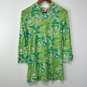 Lilly Pulitzer Dress Girl Extra Large Little Noelle It's A Zoo Panda Hood Party - Picture 1 of 13