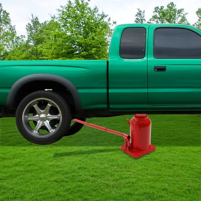 Cilindro hidráulico de 50 toneladas gato botella gato reparación neumáticos herramienta de elevación antideslizante rojo Foto 1 de 4