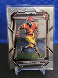 JORDAN ADDISON 2023 PANINI PRIZM DRAFT PICKS BASE #136 MINNESOTA VIKINGS - Picture 1 of 2