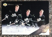 1992-93 Upper Deck ALL ROOKIE TEAM #AR4 NICKLAS LIDSTROM RC Red Wings A603