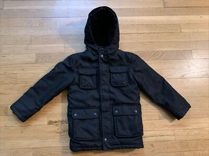 Nautica Black Jacket Coat Hooded Youth Size Medium 5/6 - Picture 1 of 5