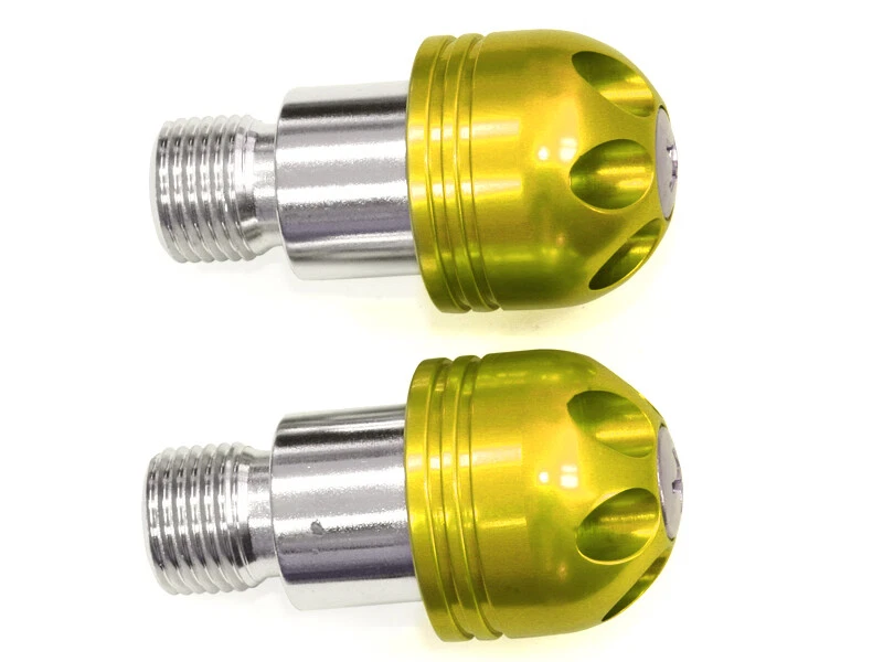 SD12-0155 Coppia STABILIZZATORI MANUBRIO TRAFORATO alluminio ORO per YAMAHA - Immagine 1 di 1