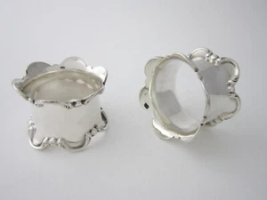 Pair of Antique Sterling Silver Napkin Rings - 1915 by Gorham Manufacturing Co. - Picture 1 of 5