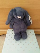 Jellycat. Small Navy Bashful Bunny. Brand New With Tags.