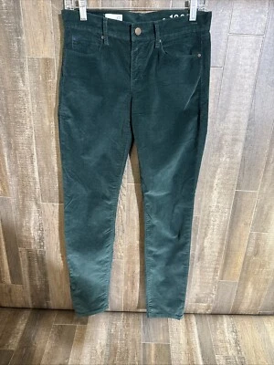 GAP Legging Jean Womens Size 27R Green Corduroy  Slim - Image 1 of 4