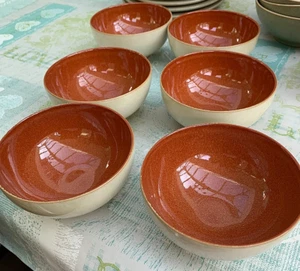 Denby Alfresco Bowls Red (5 1/8")-set of 6 - Picture 1 of 2