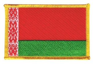 Weißrussland Aufnäher Flaggen Fahnen Patch Aufbügler 8x6cm - Picture 1 of 1