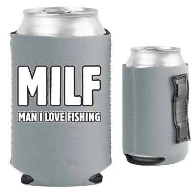 MILF, Man I Love lata magnética de pesca Coolie, neoprene dobrável; engraçado - Imagem 1 de 2