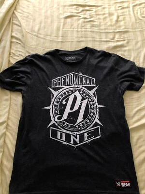 Camisa WWE Slam Crate WWE Auténtica Estilos AJ Fenomenal Una AEW Impacto ROH NJPW  Foto 1 de 2