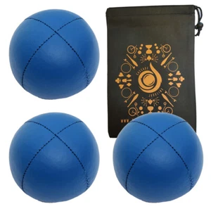 3 x 115g Cascade Classic Pro Thud Juggling Balls & Bag - Beginner Juggling Set - Picture 1 of 18