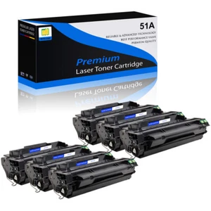 6PK Q7551A 51A Black Toner Cartridge for HP LaserJet M3035 M3035xs MFP Printer - Picture 1 of 24